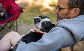 Aaron L.'s photo of camping with pets at Bear Lake/Marina Side KOA Holiday near Lewiston, UT