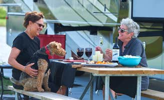 Aaron L.'s photo of camping with pets at Santa Cruz/Monterey Bay KOA Holiday near Hollister, CA