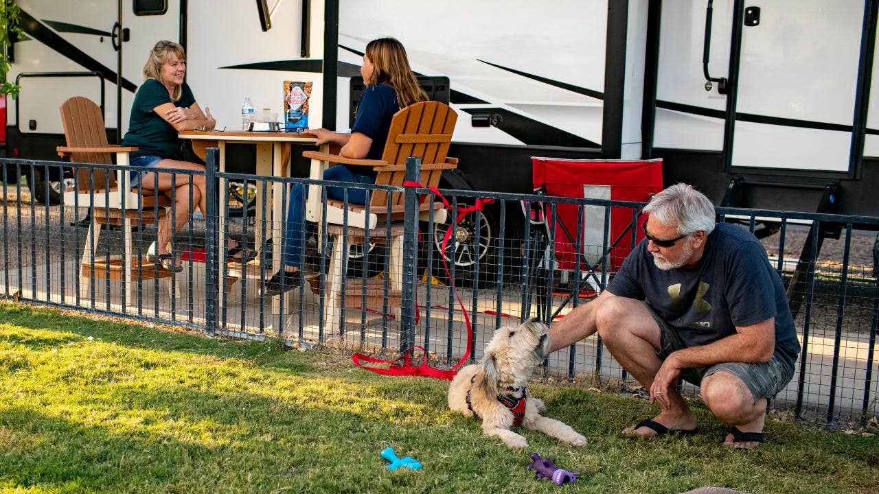 Aaron L.'s photo of camping with pets at Santa Cruz/Monterey Bay KOA Holiday near Capitola, CA