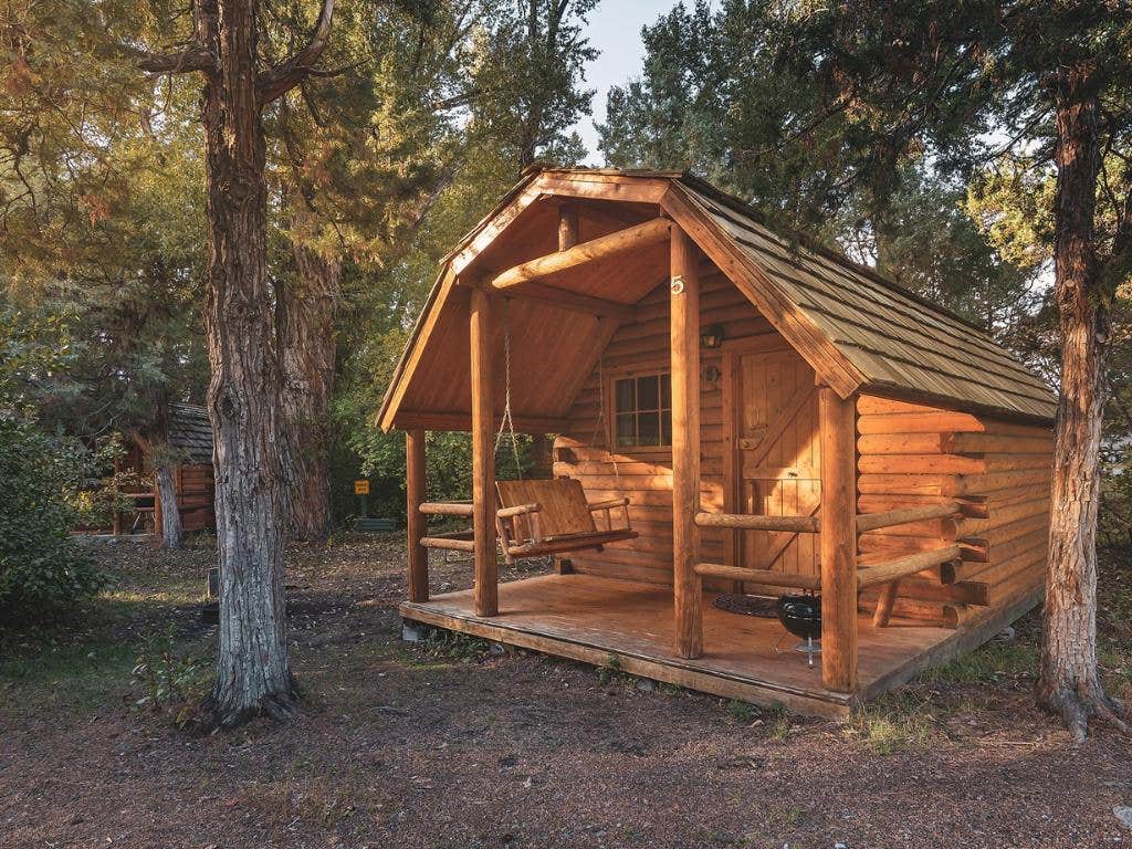 Aaron L.'s photo of glamping accommodations at Livingston/Paradise Valley KOA Holiday near Big Sky, MT