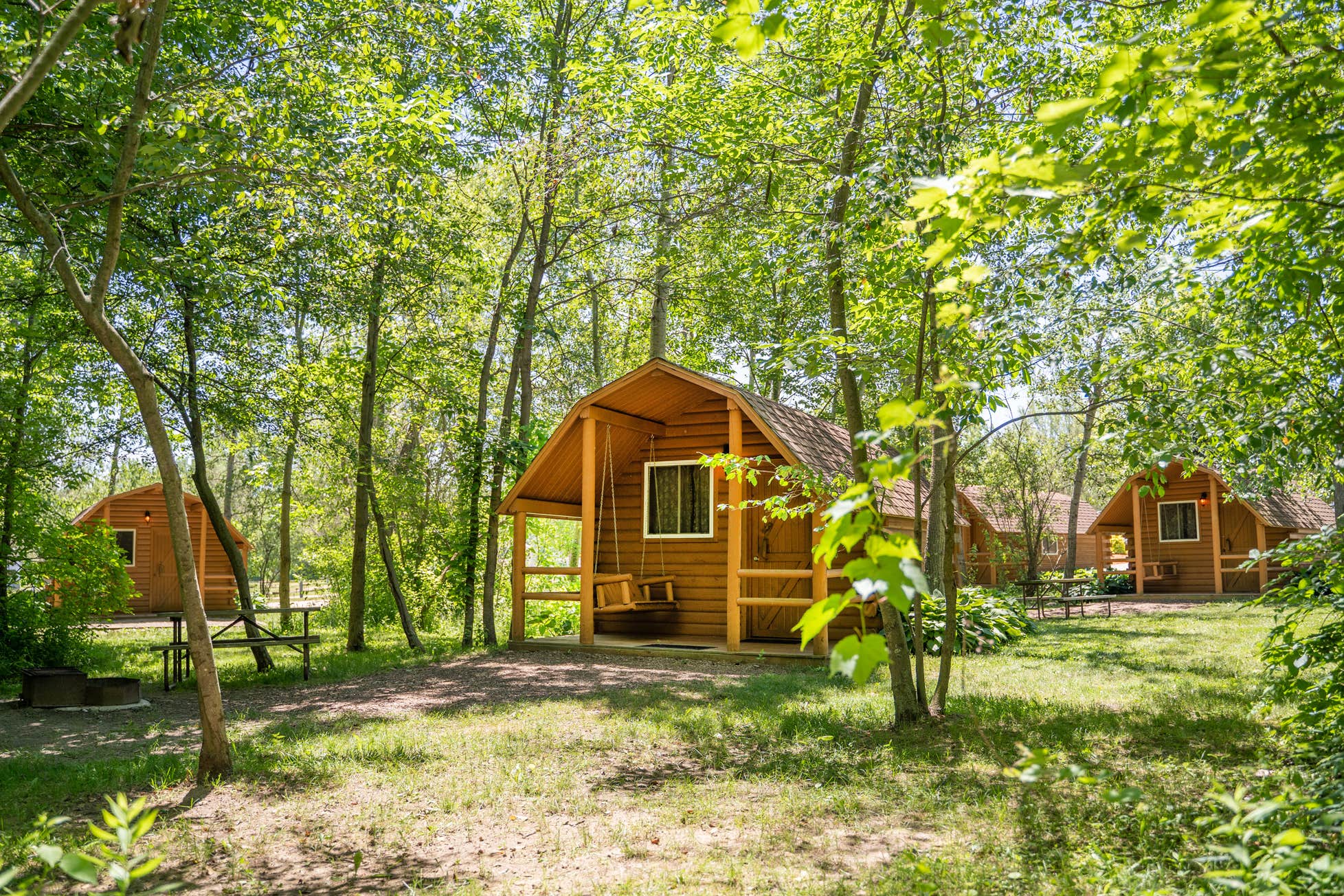 Amelia D.'s photo of a cabin at Covert/South Haven KOA Holiday near Saugatuck, MI