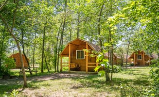 Amelia D.'s photo of glamping accommodations at Covert/South Haven KOA Holiday near New Buffalo, MI