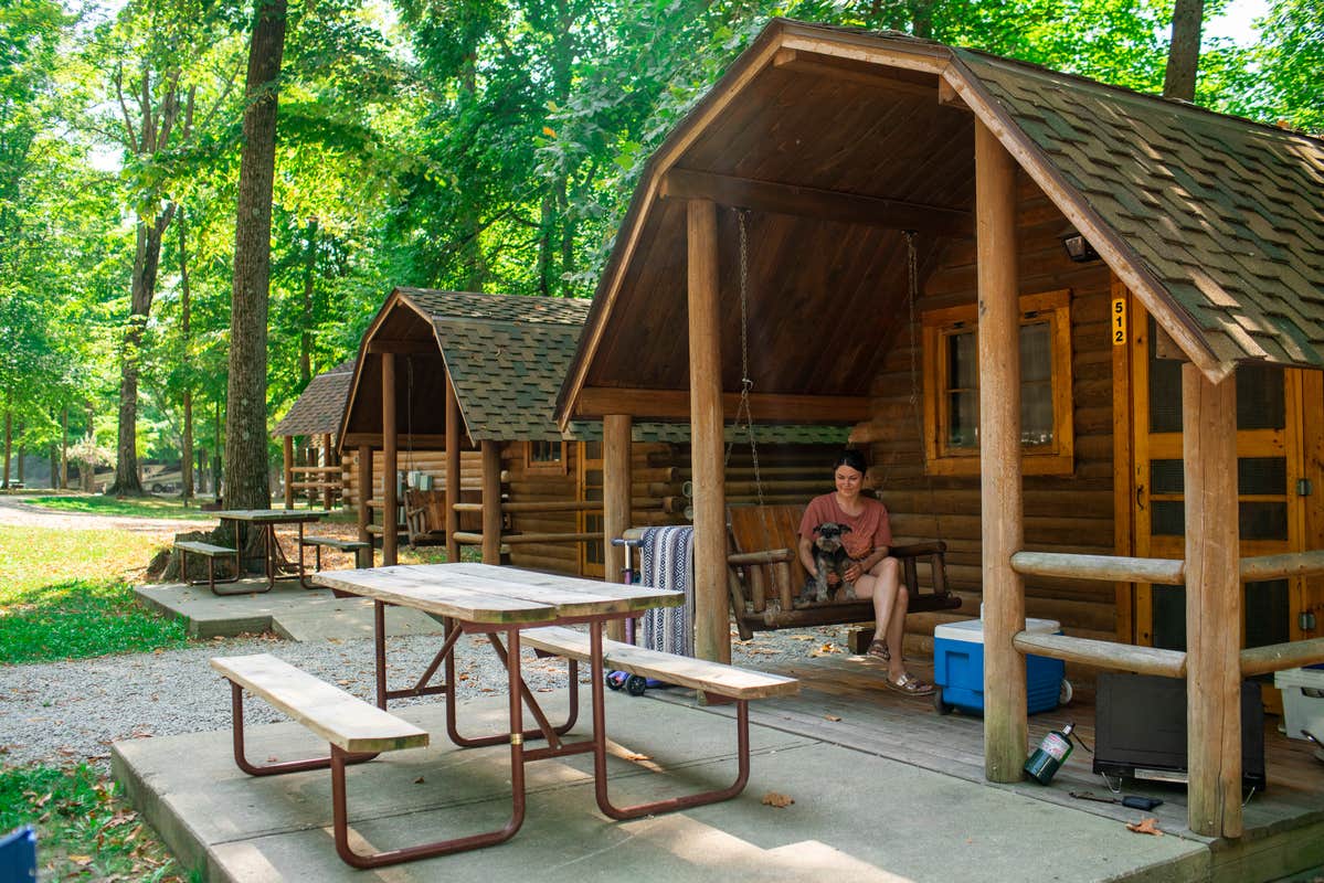 Amelia D.'s photo of a cabin at Dayton KOA Holiday near Springfield, OH