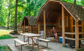 Amelia D.'s photo of a cabin at Dayton KOA Holiday near Eaton, OH