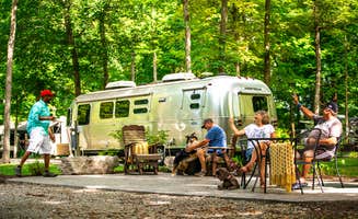 Amelia D.'s photo of camping with pets at Dayton KOA Holiday near Yellow Springs, OH