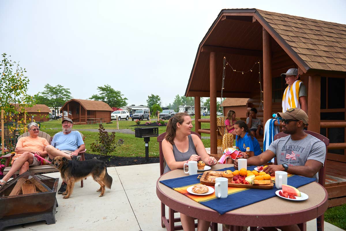 Amelia D.'s photo of camping with pets at Niagara Falls/Grand Island KOA Holiday near Clarence, NY