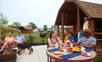 Amelia D.'s photo of camping with pets at Niagara Falls/Grand Island KOA Holiday near Darien Center, NY