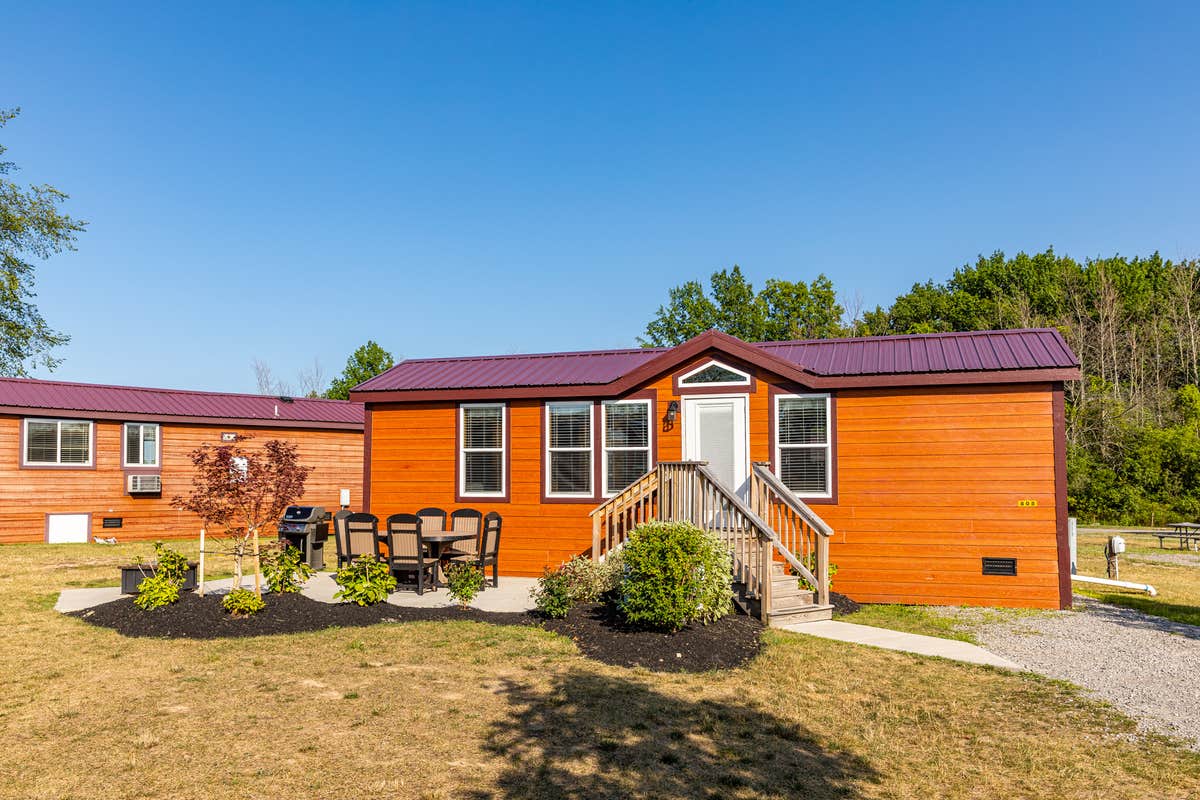 Amelia D.'s photo of a cabin at Niagara Falls/Grand Island KOA Holiday near Amherst, NY
