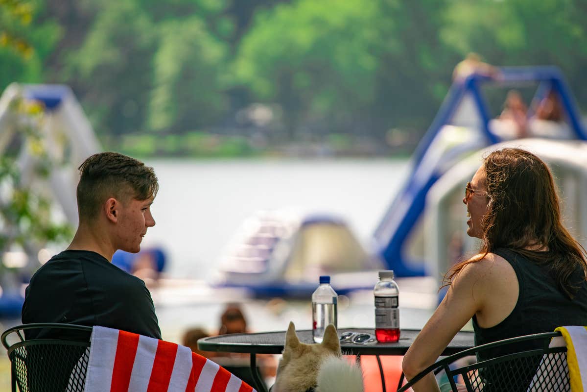 Amelia D.'s photo of camping with pets at Angola/Hogback Lake KOA Holiday near Orland, IN