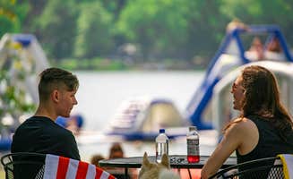 Amelia D.'s photo of camping with pets at Angola/Hogback Lake KOA Holiday near Angola, IN