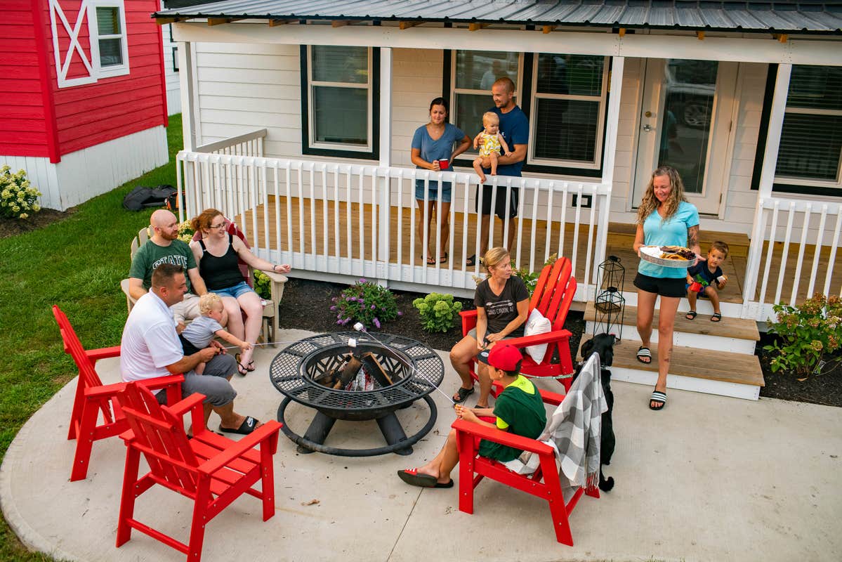 Amelia D.'s photo of camping with pets at Angola/Hogback Lake KOA Holiday near Fort Wayne, IN