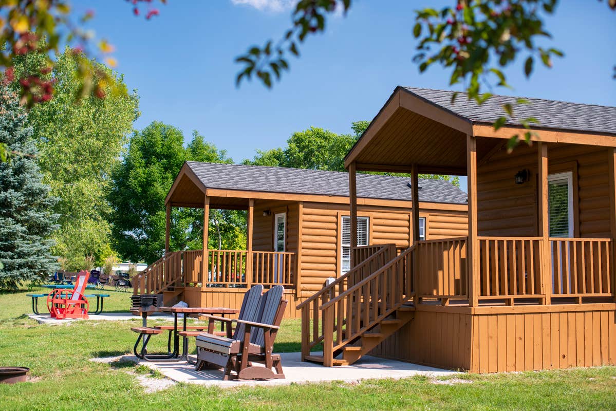 Amelia D.'s photo of a cabin at Angola/Hogback Lake KOA Holiday near Fayette, OH