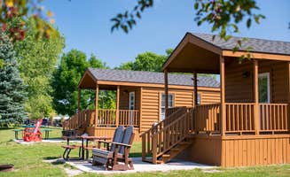 Amelia D.'s photo of glamping accommodations at Angola/Hogback Lake KOA Holiday near Auburn, IN