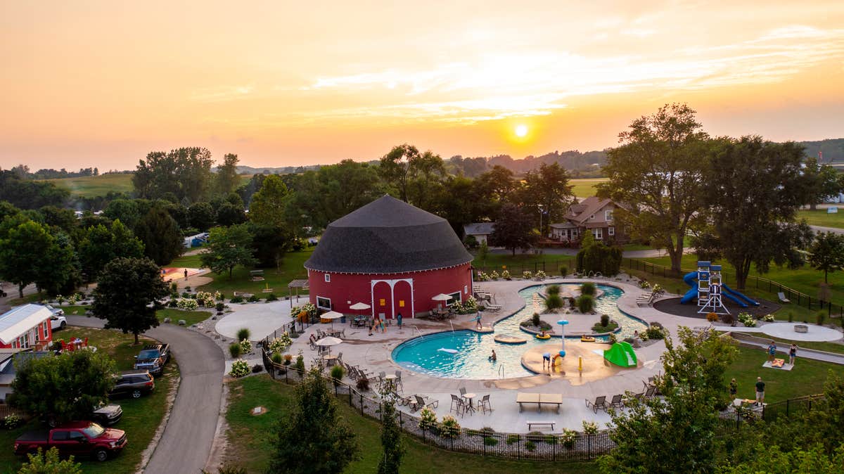 Camper-submitted photo at Angola/Hogback Lake KOA Holiday near Defiance, OH