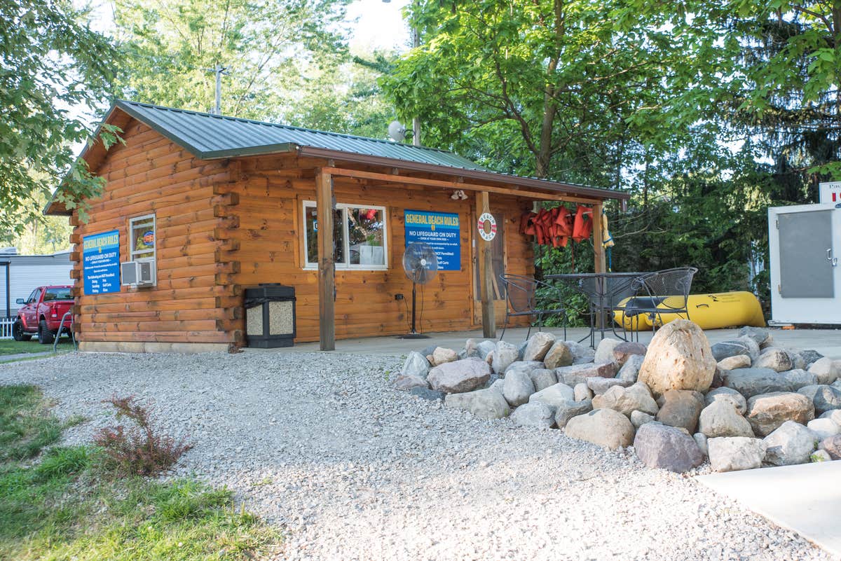 Amelia D.'s photo of a cabin at Angola/Hogback Lake KOA Holiday near New Haven, IN