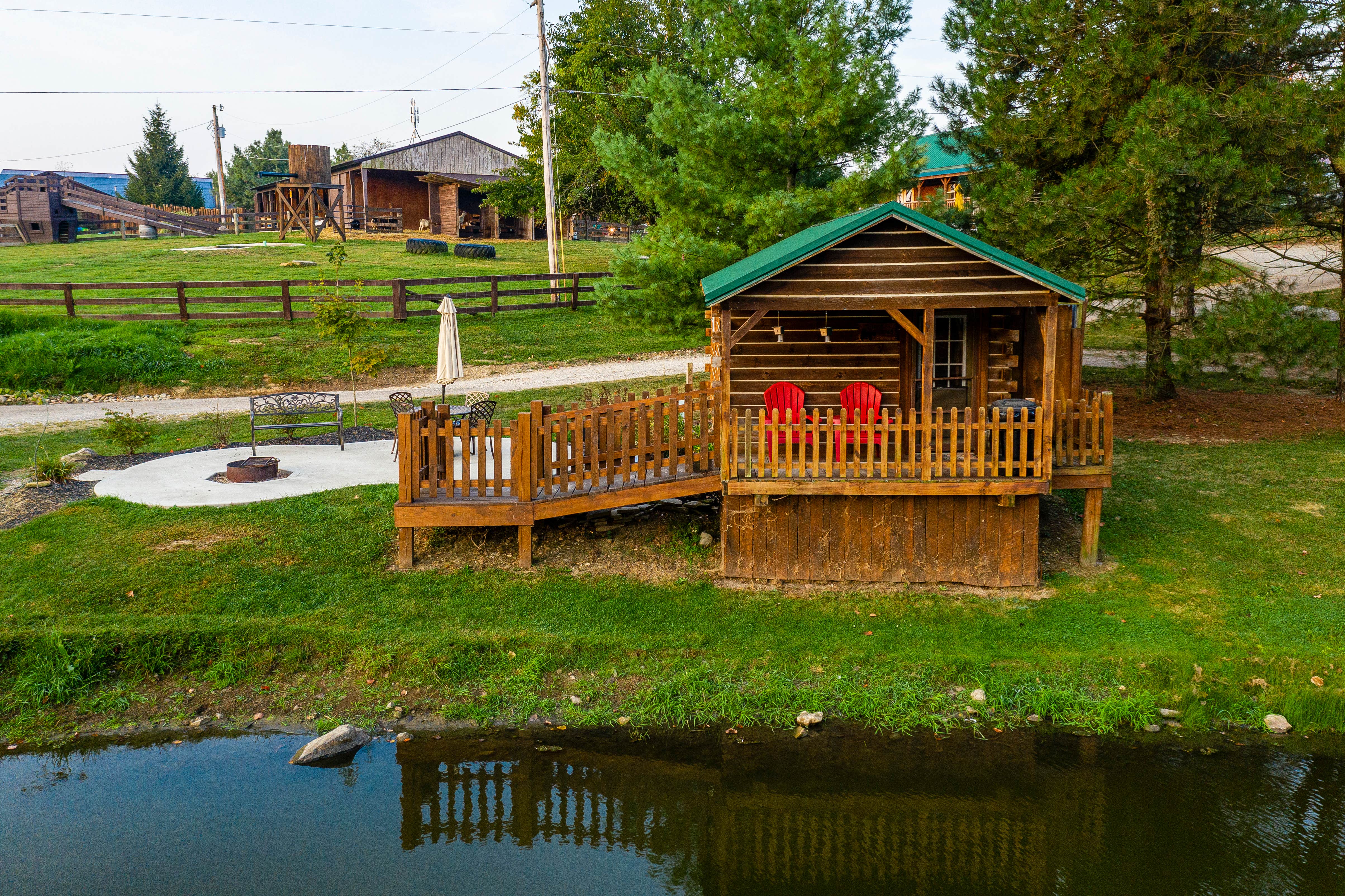 Amelia D.'s photo of a cabin at Sunbury/Columbus North KOA Holiday near Lockbourne, OH