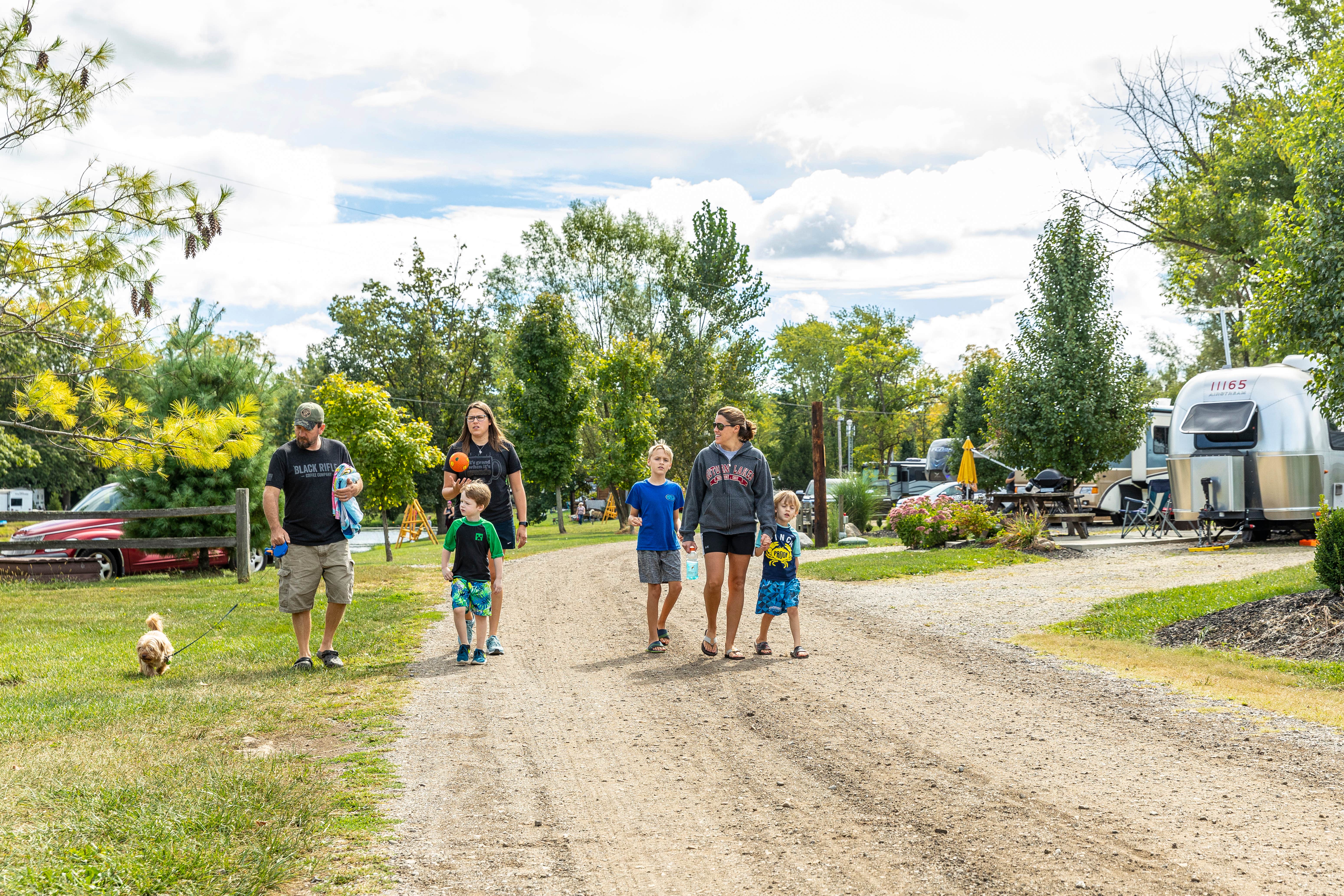 Amelia D.'s photo of camping with pets at Sunbury/Columbus North KOA Holiday near Columbus, OH