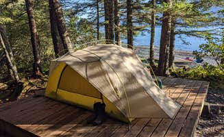 Shari G.'s photo at North Beach at Caines Head State Rec Area near Seward, AK
