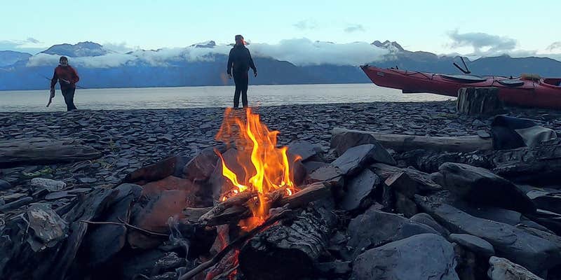 Camper submitted image from North Beach at Caines Head State Rec Area