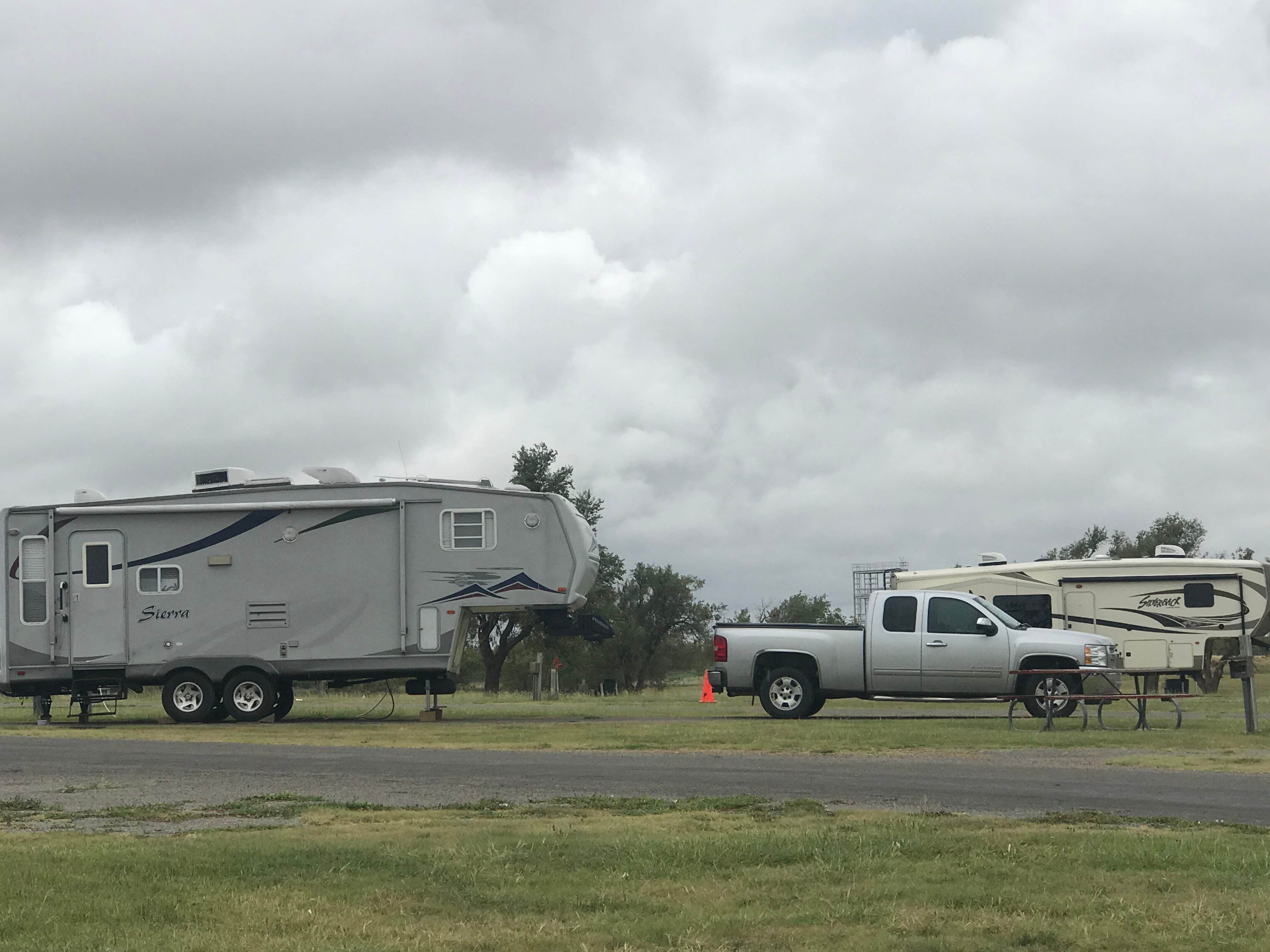 Crystal C.'s photo of rv camping at City of Pampa Recreation Park near McClellan Creek National Grassland