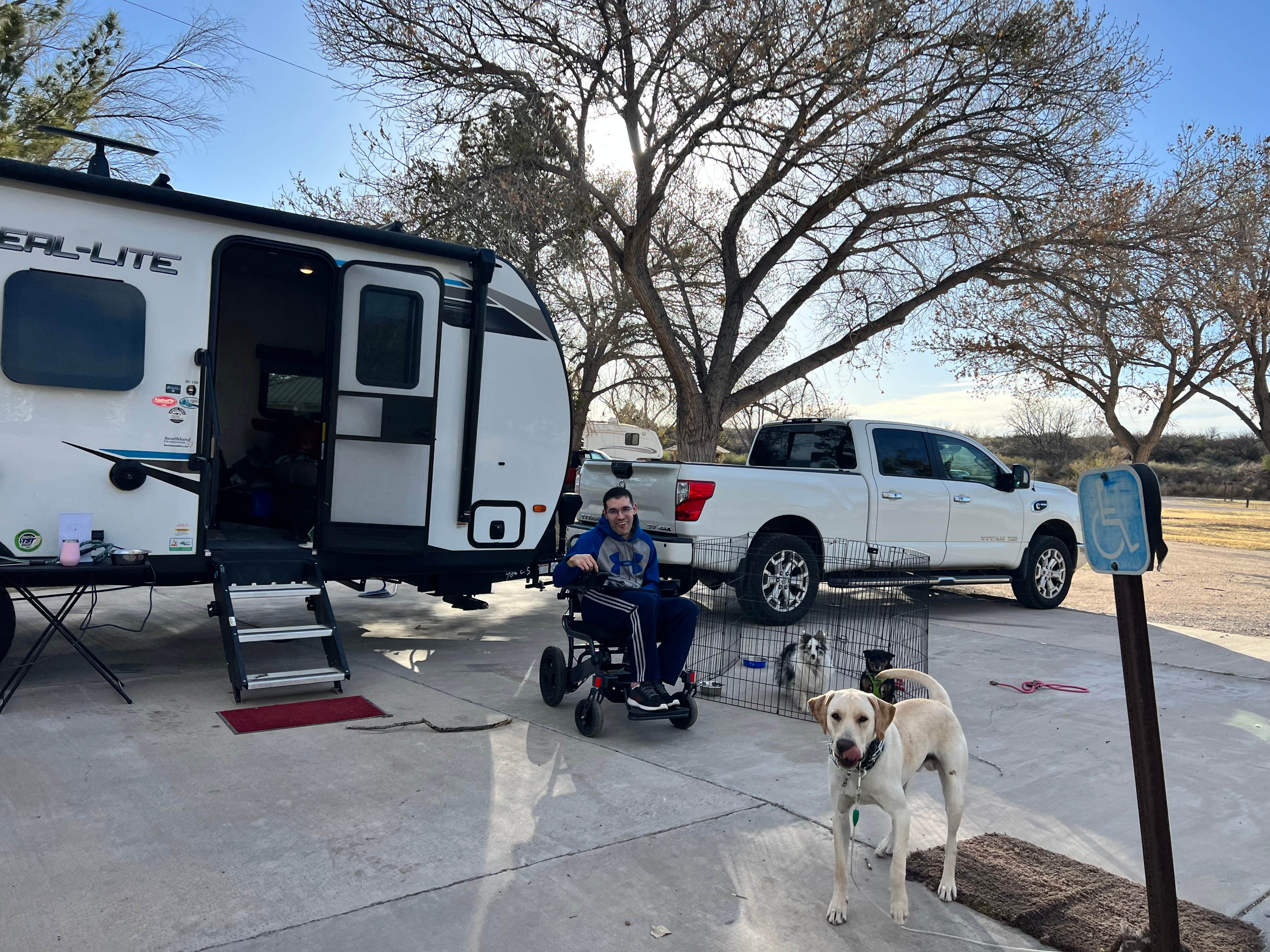 Camper-submitted photo at Riverside Campground — Caballo Lake State Park near Caballo, NM