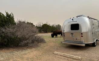 Christian D.'s photo of rv camping at North Prong Primitive Campsite Camping Area — Caprock Canyons State Park near Quitaque, TX