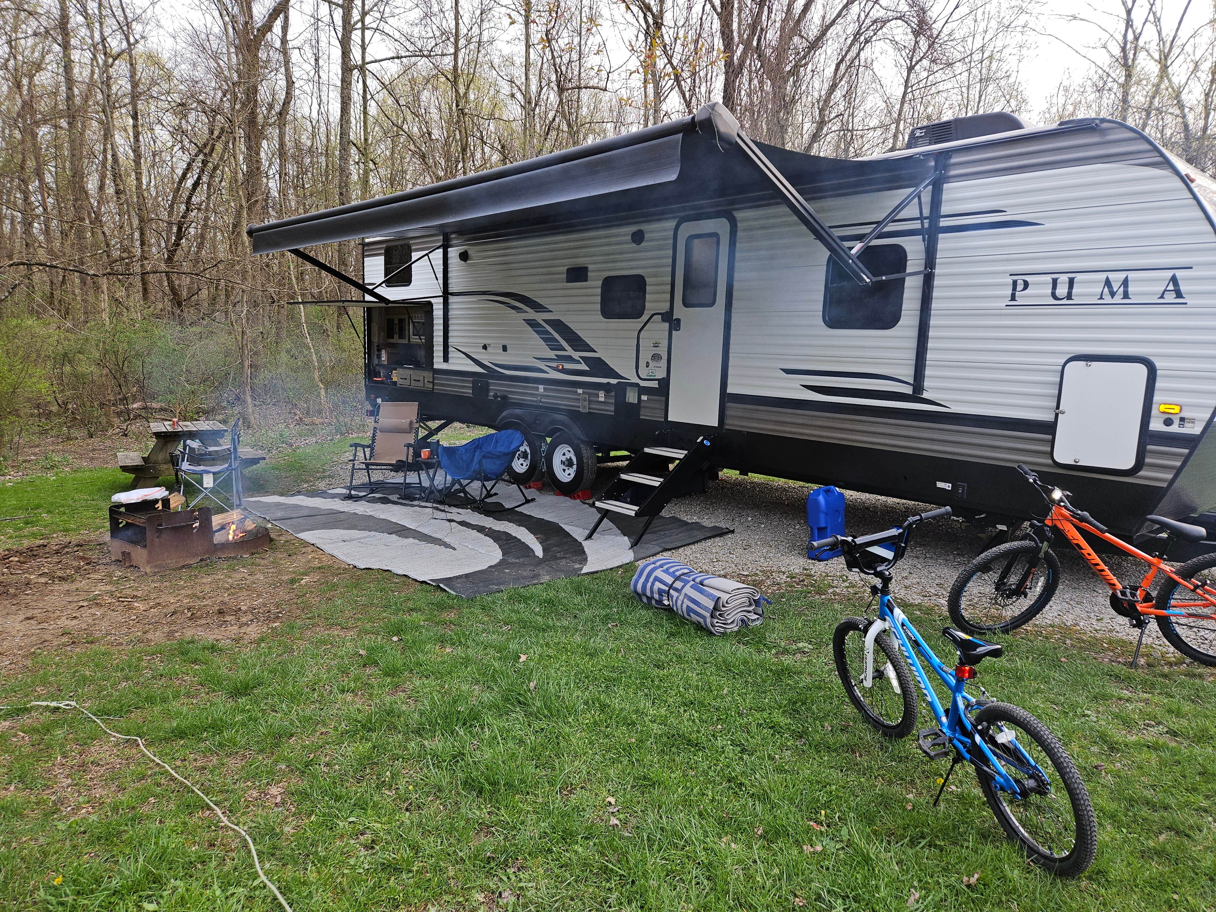 Stephany K.'s photo at Clifty Falls State Park Campground near Hanover, IN