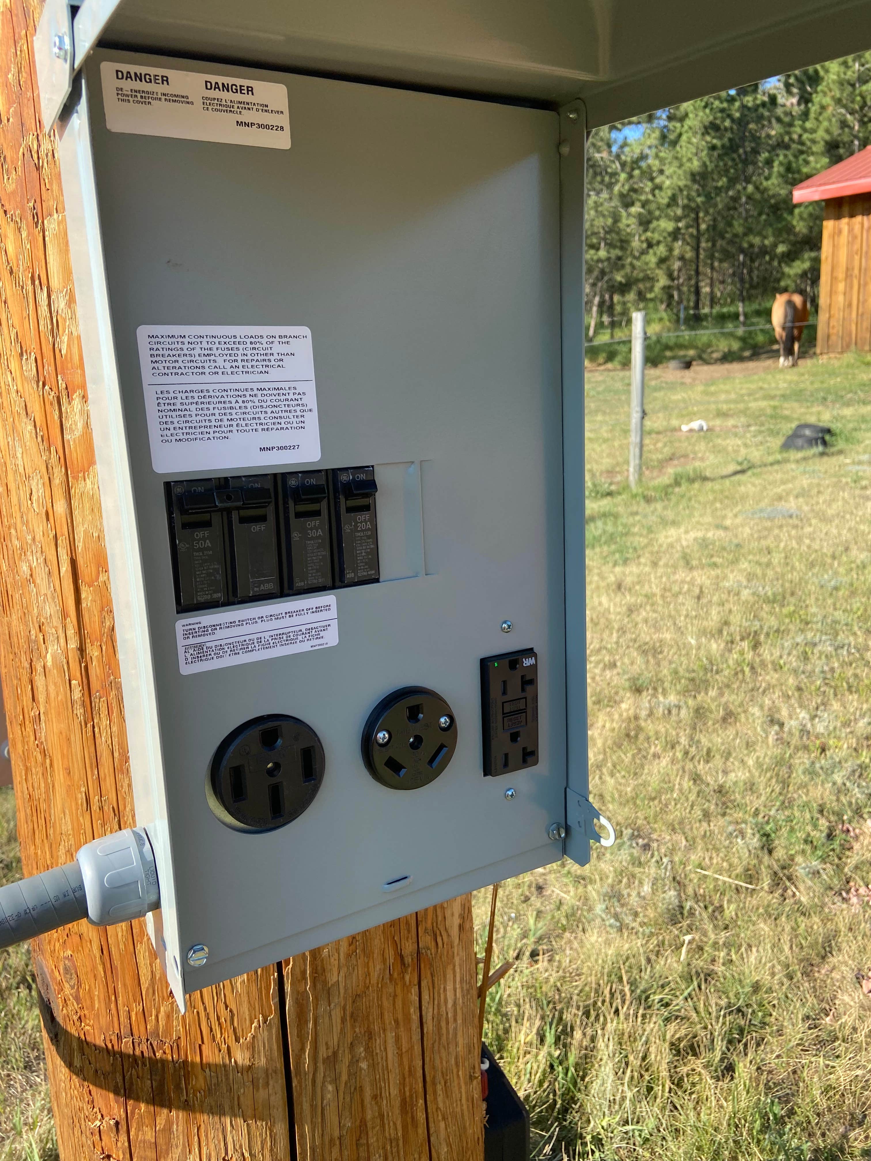 BethAnn O.'s photo of camping with a horse at Redblue RV Sites near Buffalo Gap, SD