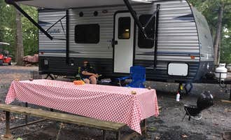 Camping near Ivory Clay Farm: Holly Bluff Family Campground, Cedar Grove, North Carolina