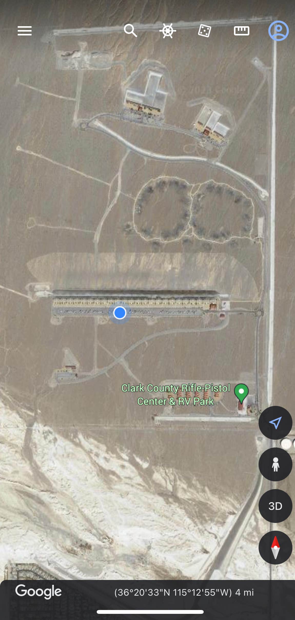 Camper-submitted photo at Clark County Shooting Park near Las Vegas, NV