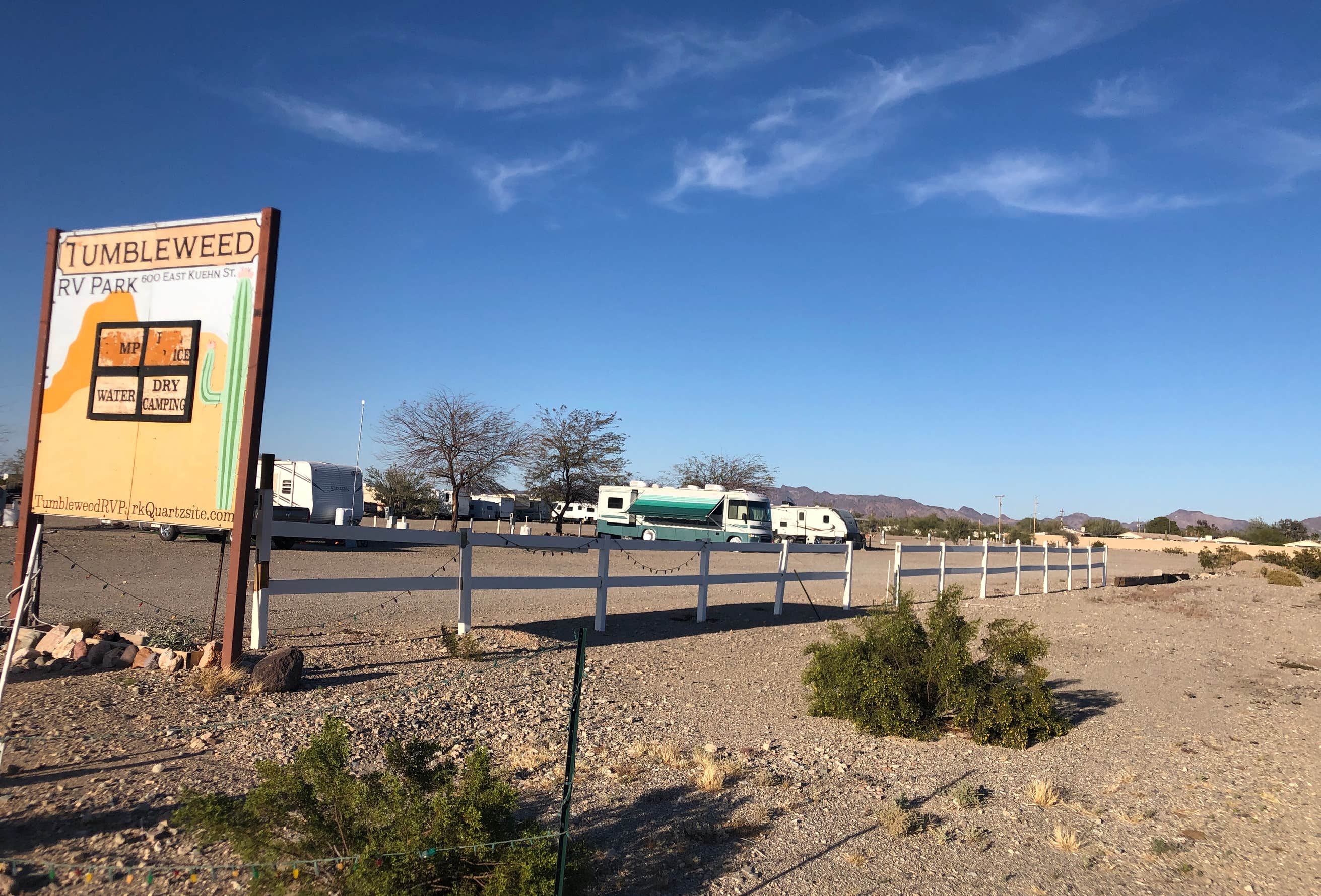 Rice Ranch Rv Park Map Tumbleweed RV Park | Quartzsite, Arizona