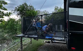 Rachel P.'s photo of camping with pets at Vista Ridge RV Park near San Antonio, TX