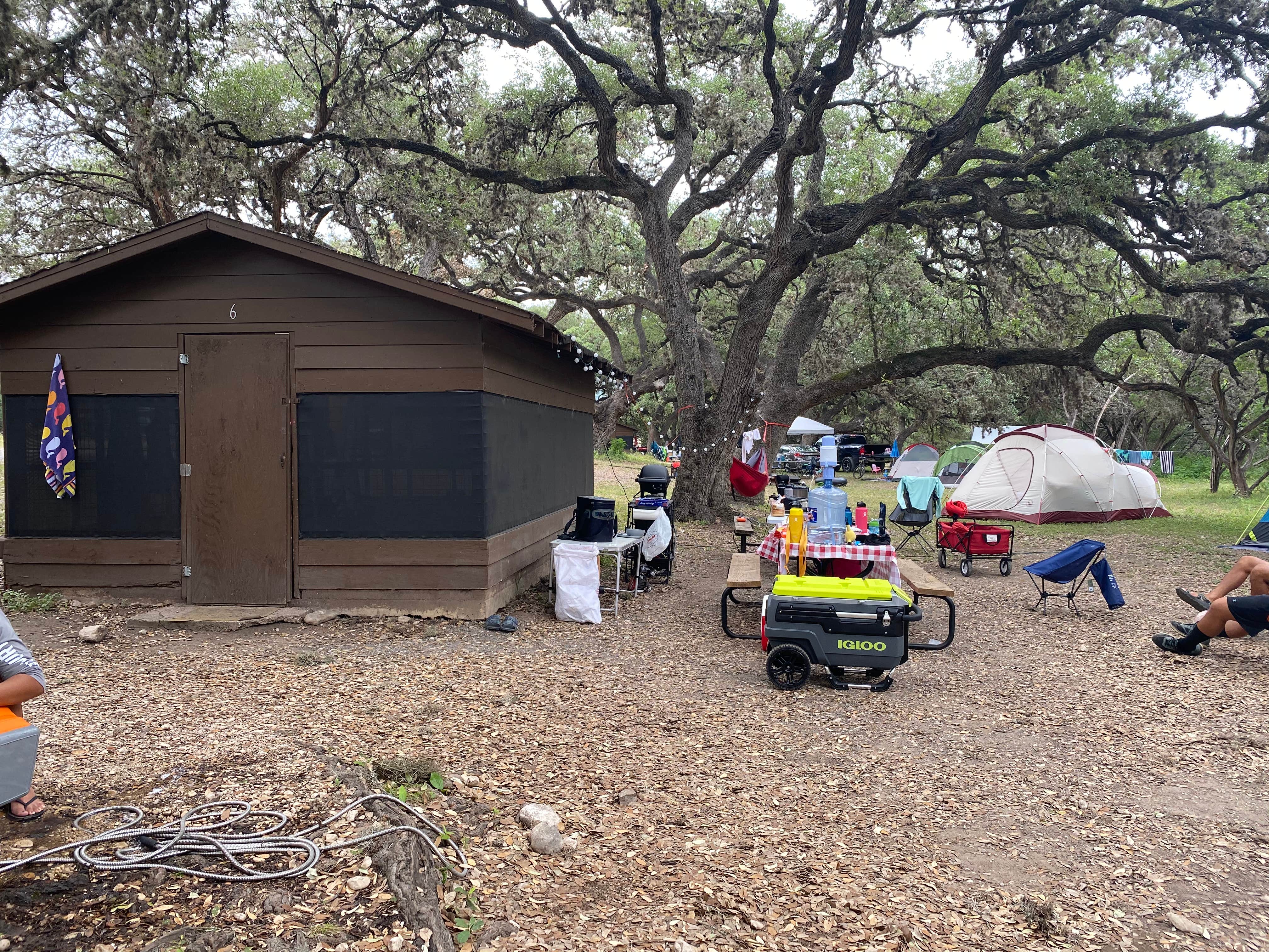 Perla P.'s photo at Zubers River Camp Cabins, RV slots near Concan, TX