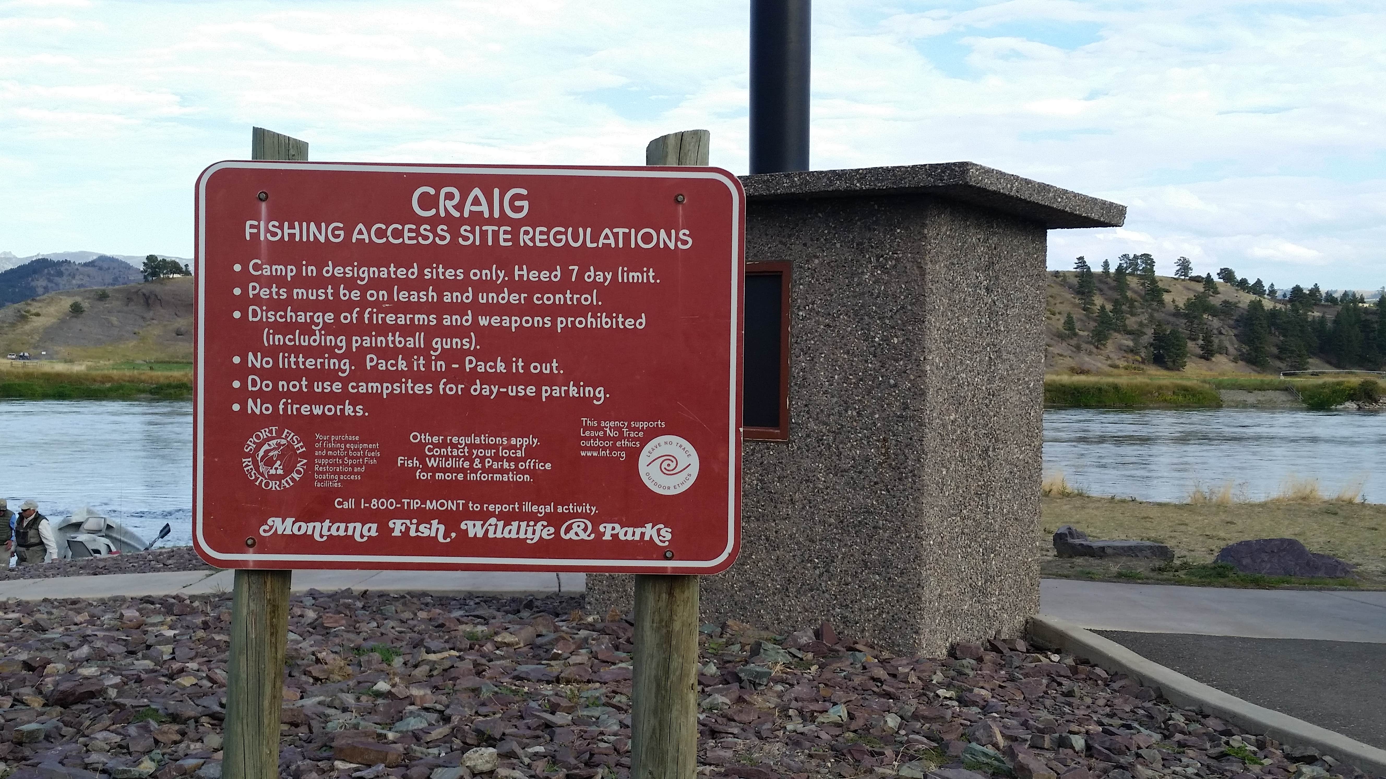 Camper-submitted photo at Craig FAS near Cascade, MT