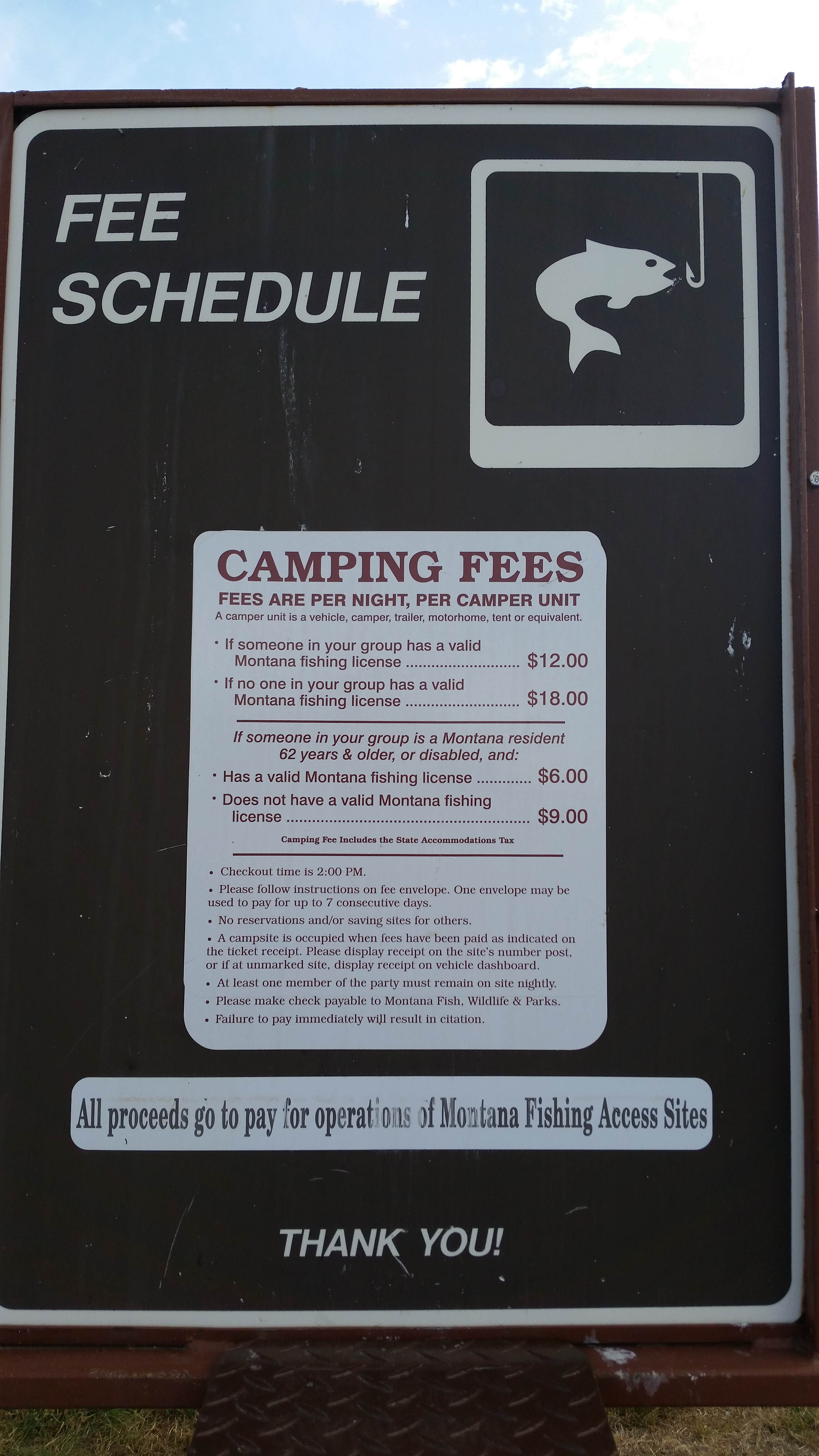 Camper-submitted photo at Craig FAS near Wolf Creek, MT