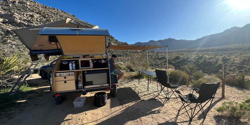 Camper submitted image from Granite Pass Dispersed Roadside Camping — Mojave National Preserve