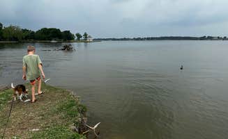 Rachel P.'s photo of camping with pets at Thousand Trails Lake Conroe near Coldspring, TX