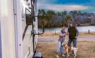 Jud Y.'s photo of camping with pets at Bells Marina & Resort near Ridgeville, SC