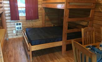 Jen V.'s photo of glamping accommodations at Gifford Pinchot State Park Campground near Manheim, PA