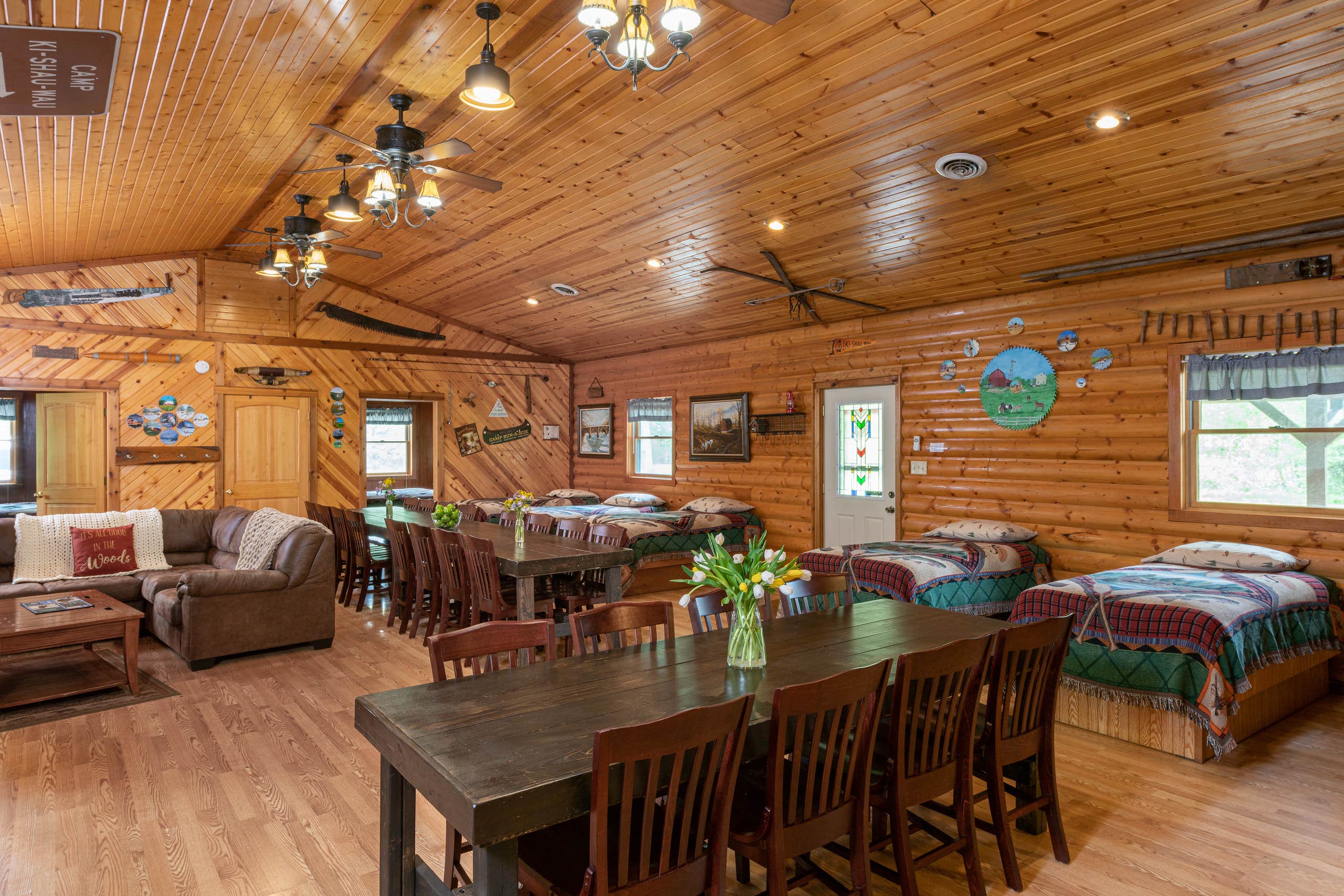 Camper-submitted photo at Kishauwau Cabins near Streator, IL