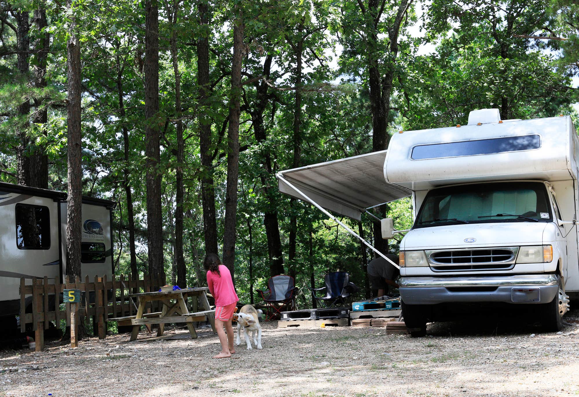 The Dyrt's photo of camping with pets at Tall Pines Campground near Lampe, MO