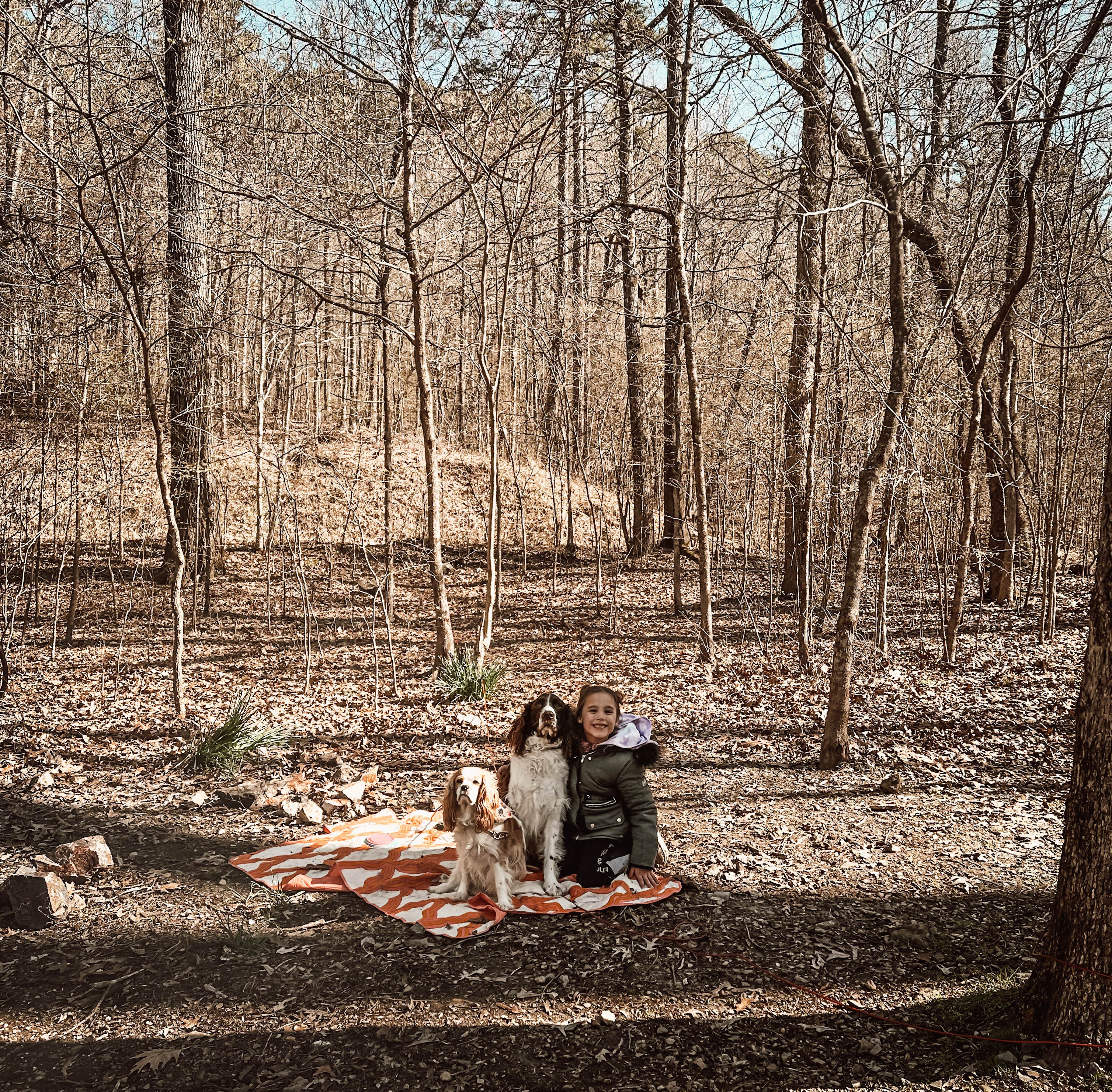 Lynzie T.'s photo of camping with pets at Crystal Campground near Caddo Gap, AR