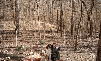Lynzie T.'s photo of camping with pets at Crystal Campground near Murfreesboro, AR