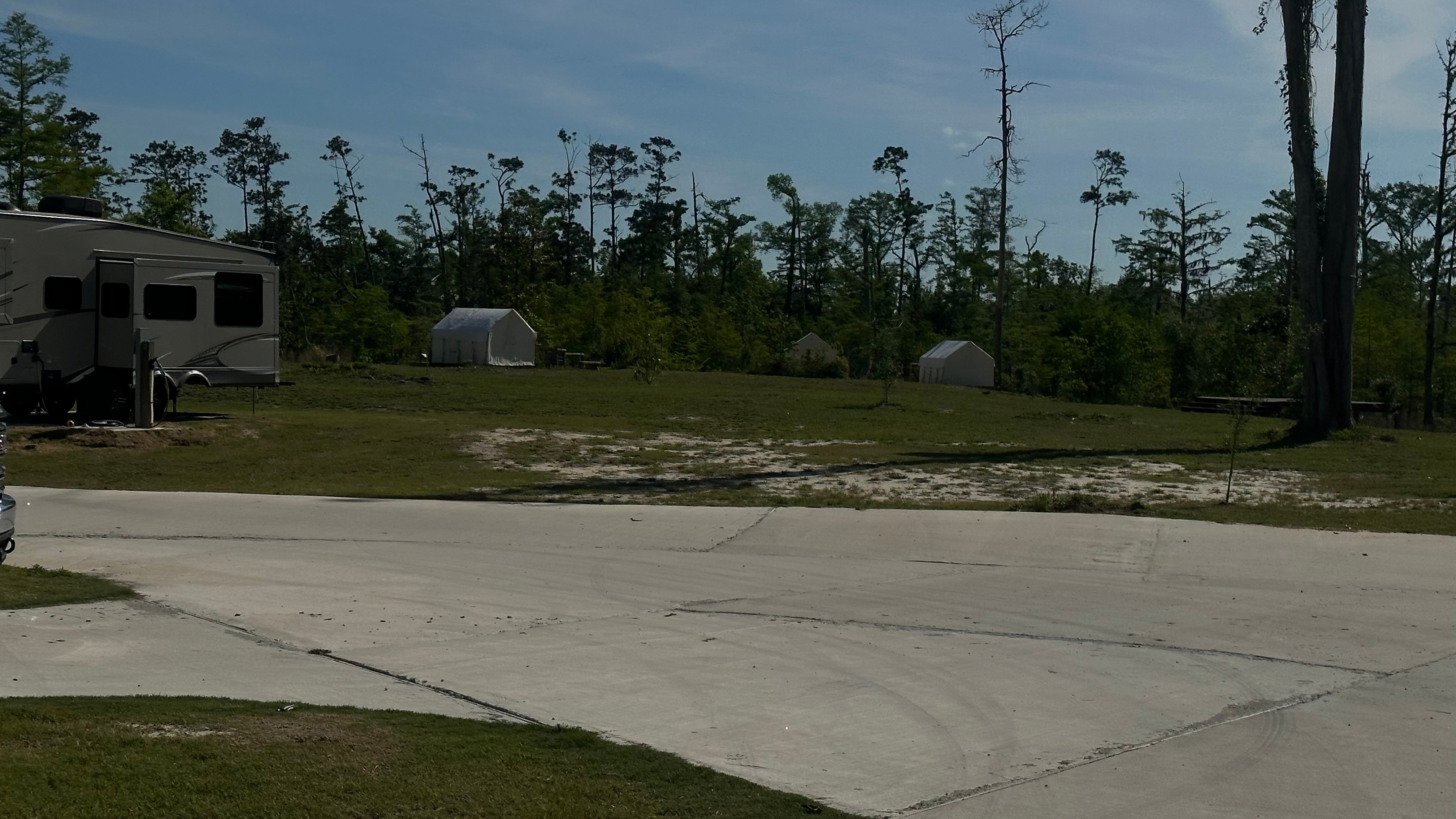 Camper submitted image from Tentrr State Park Site - Louisiana Sam Houston Jones State Park - Lagoon View E Single Camp - 3