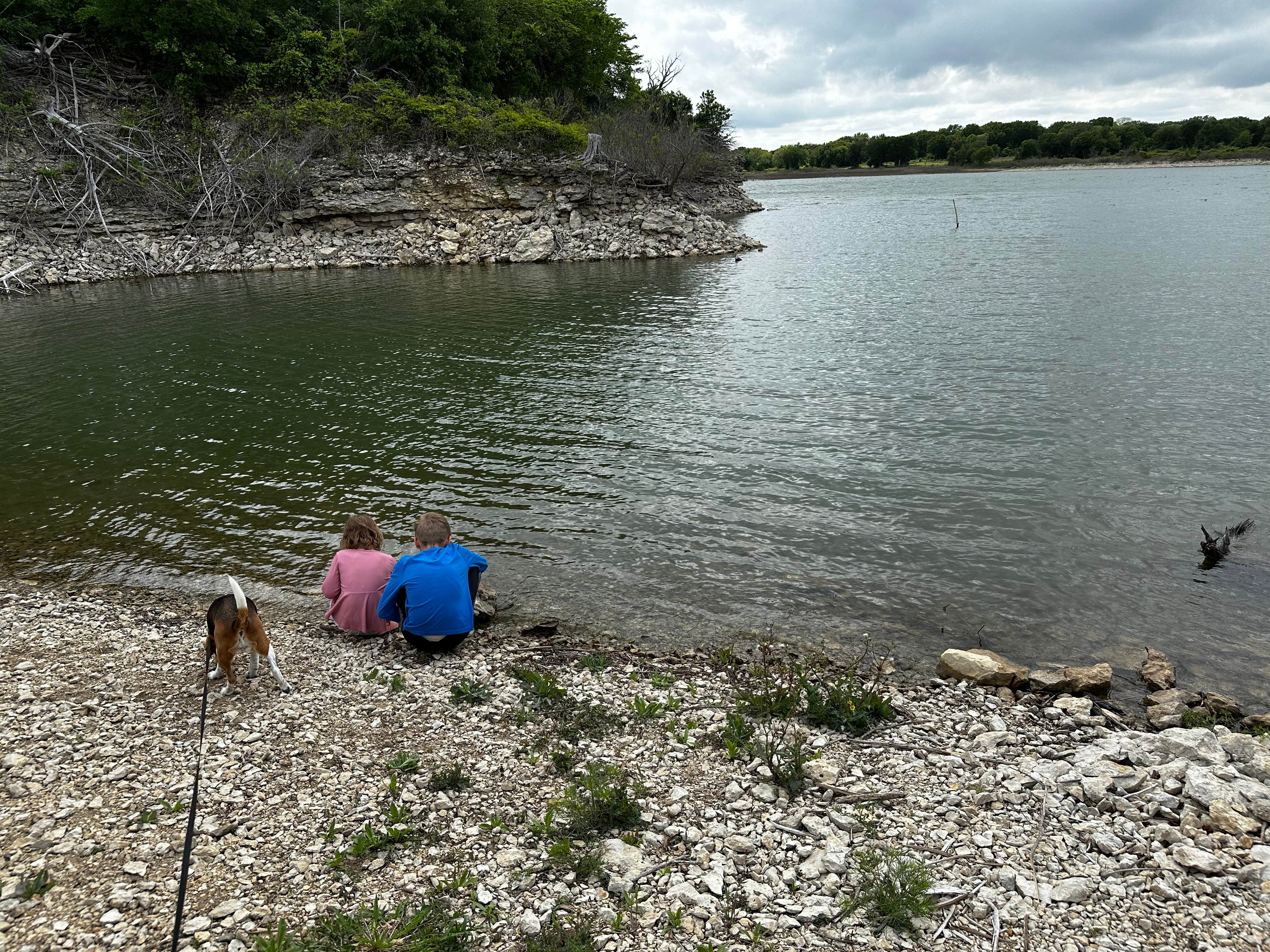 Rachel P.'s photo of camping with pets at Thousand Trails Lake Whitney near Navarro Mills Lake