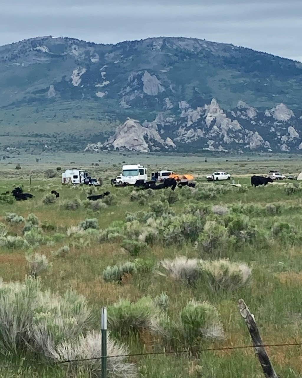 Camper-submitted photo at City of Rocks Camp and Climb near Park Valley, UT