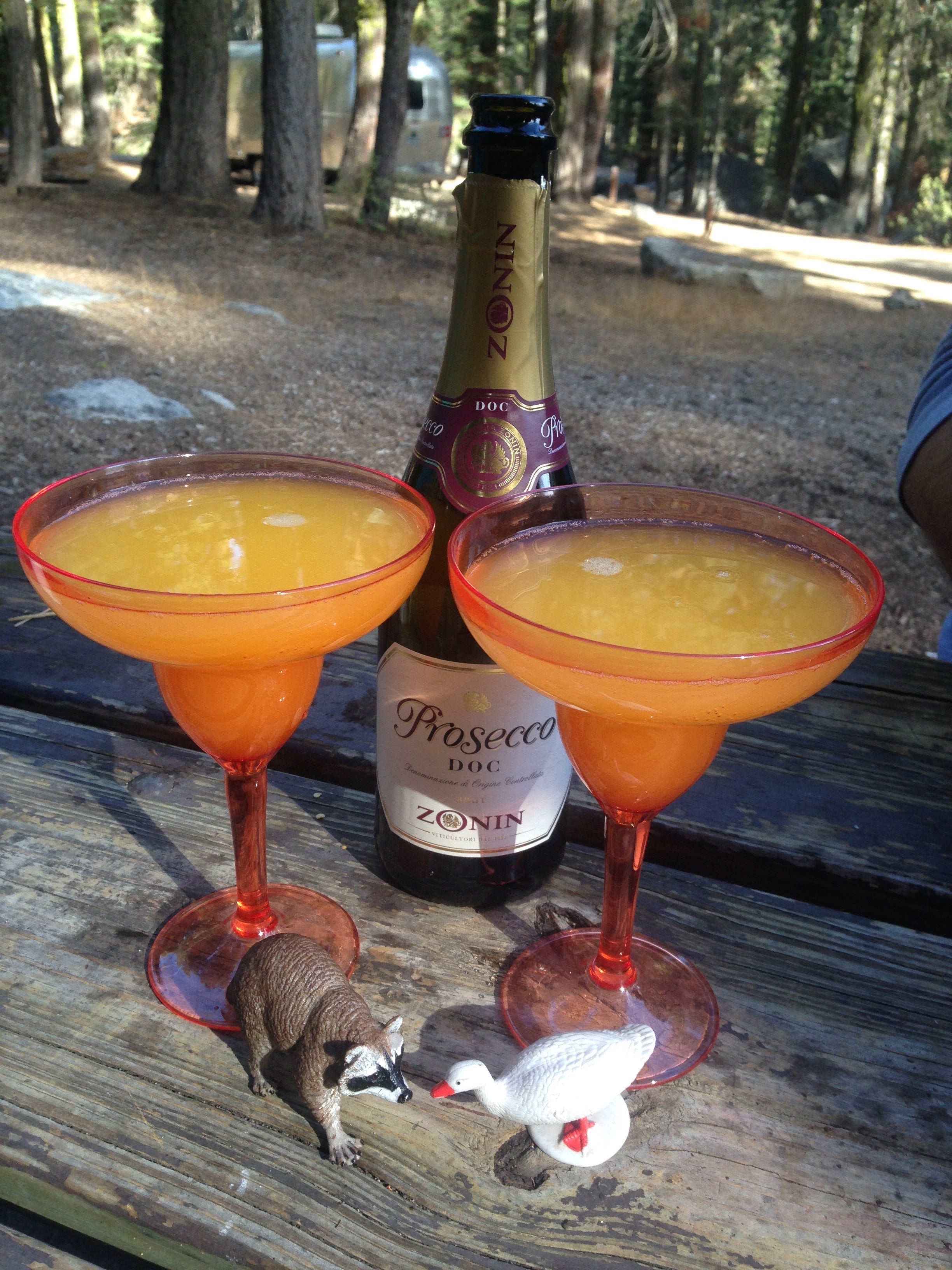 Celebratory post-Half Dome mimosas 