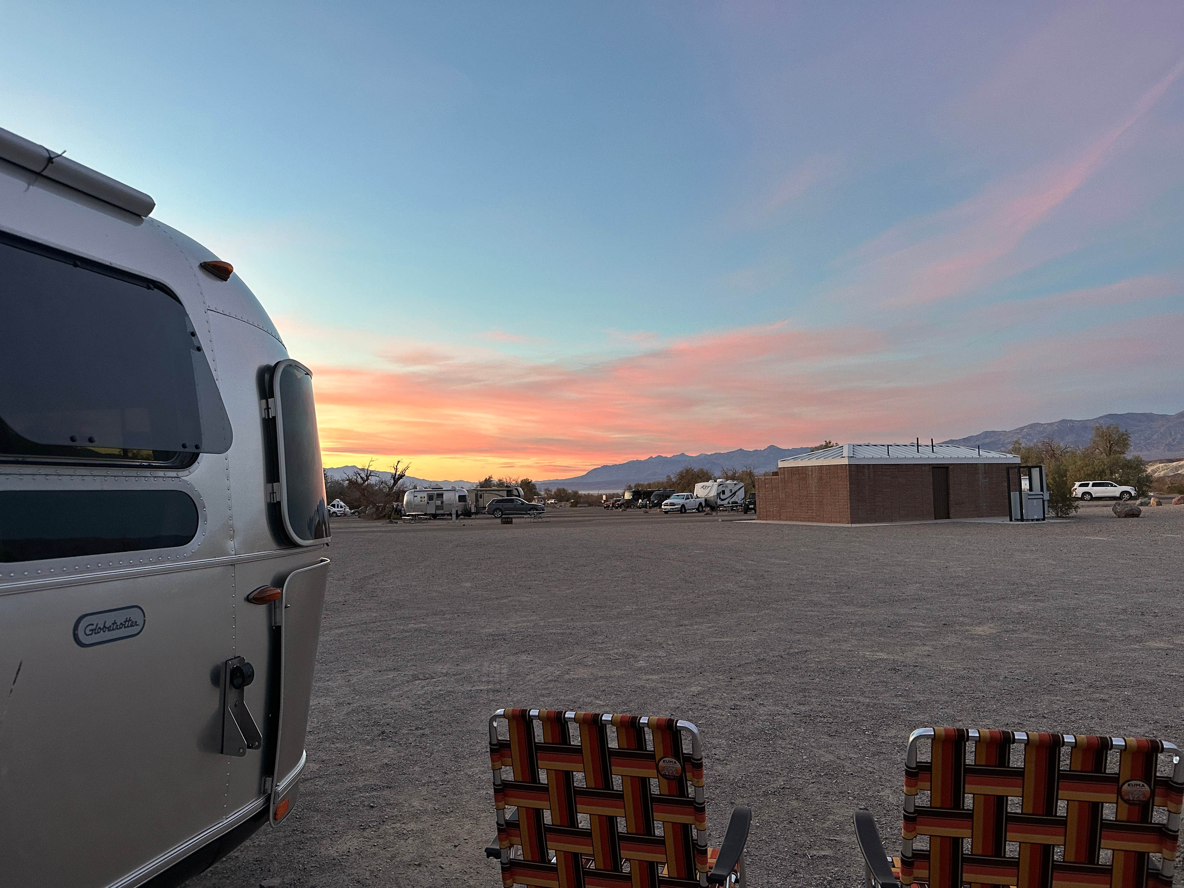 Tyler D.'s photo of rv camping at Furnace Creek Campground — Death Valley National Park near Death Valley National Park