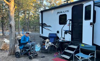 Maggie C.'s photo of camping with pets at Mather Campground — Grand Canyon National Park near Grand Canyon National Park