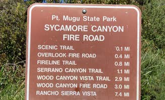 Susanne J.'s photo of camping with pets at Sycamore Canyon Campground — Point Mugu State Park near Oxnard, CA